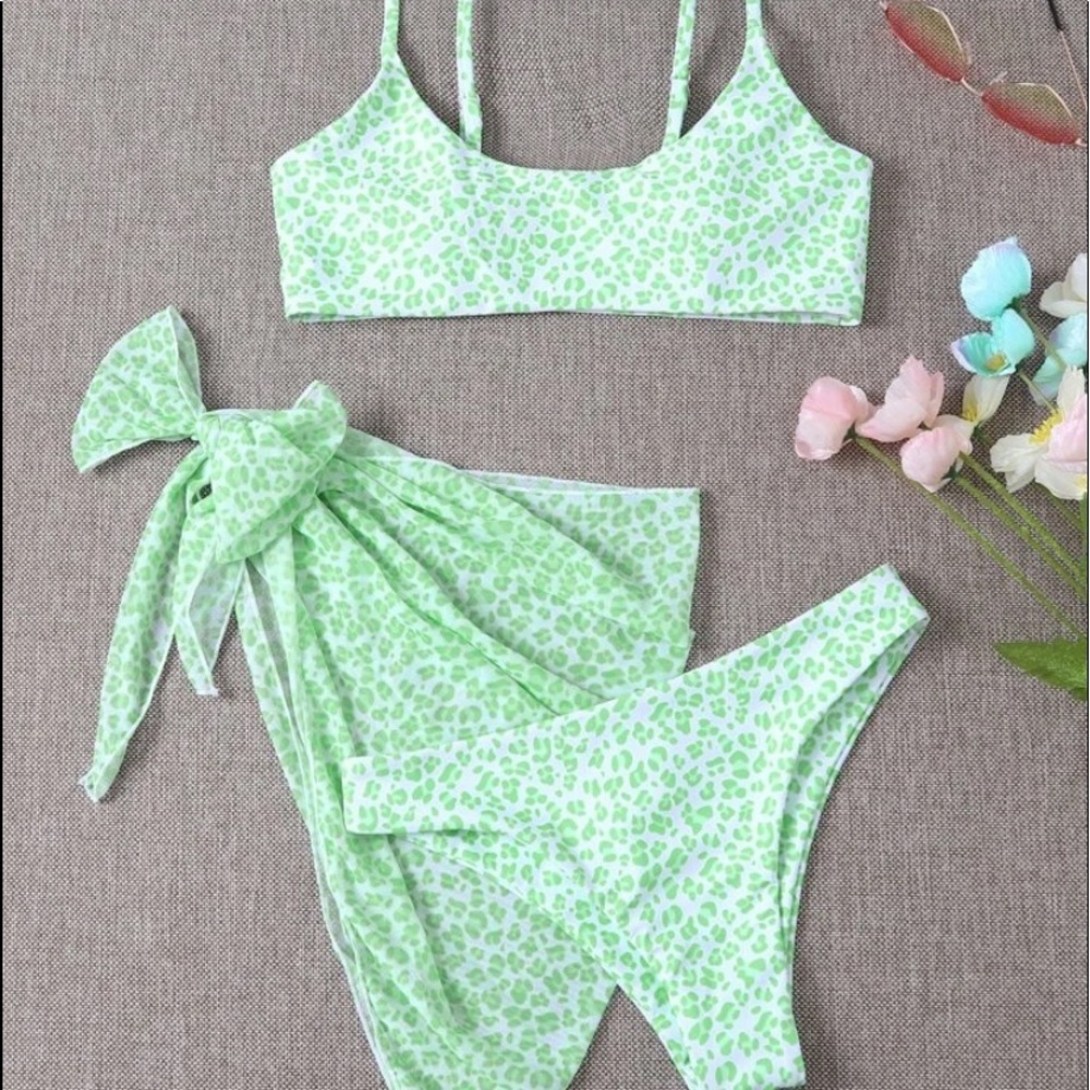 Leopard Print Bikini Set